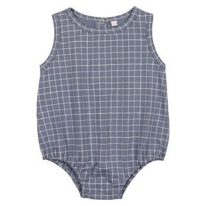 Pouf Baby's Grid Romper
